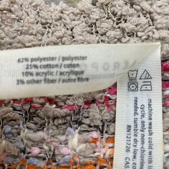 Aeropostale Multicolor Cardigan Sweater Nordic Bobble Knit Open Front Womens Sm - Picture 10 of 13